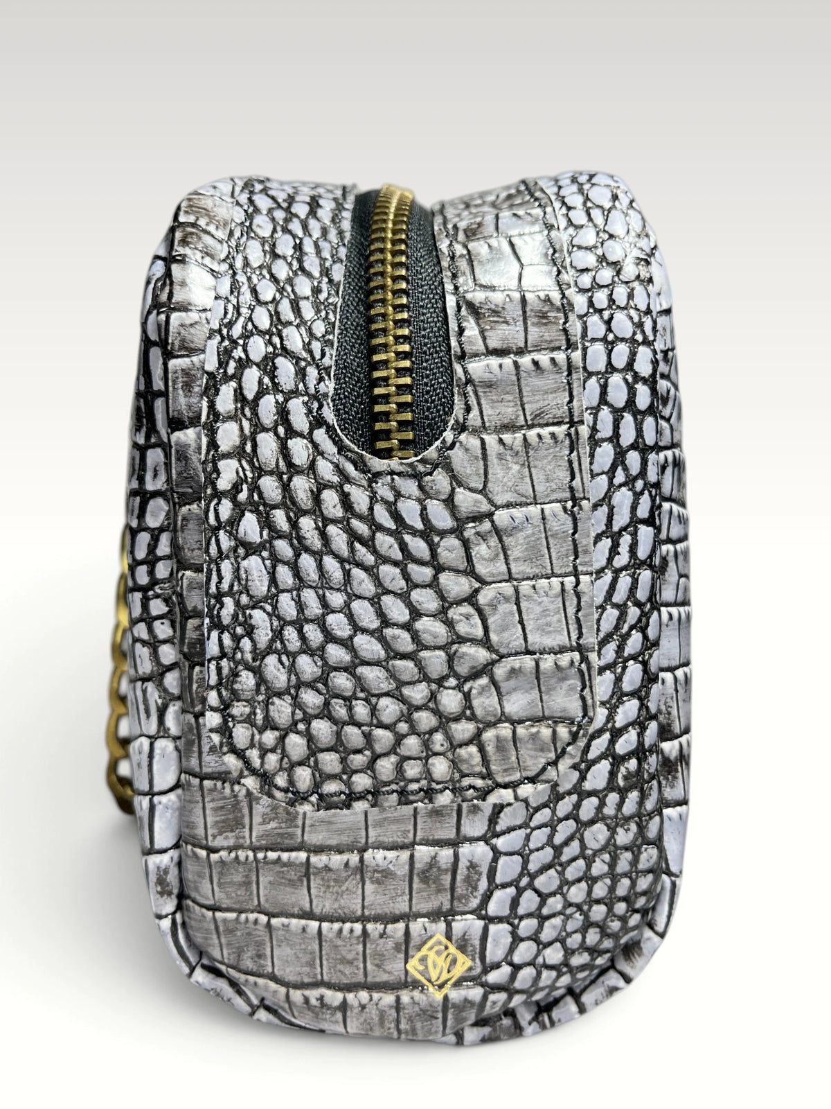 MONEL Croco Leather Bag