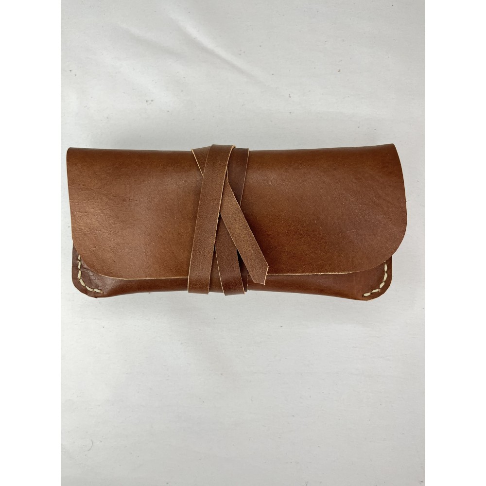 CENDRA Bağcıklı Deri Tütün Kesesi